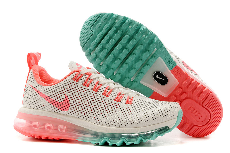 Women Nike Max Motion 2014 White Orange Green