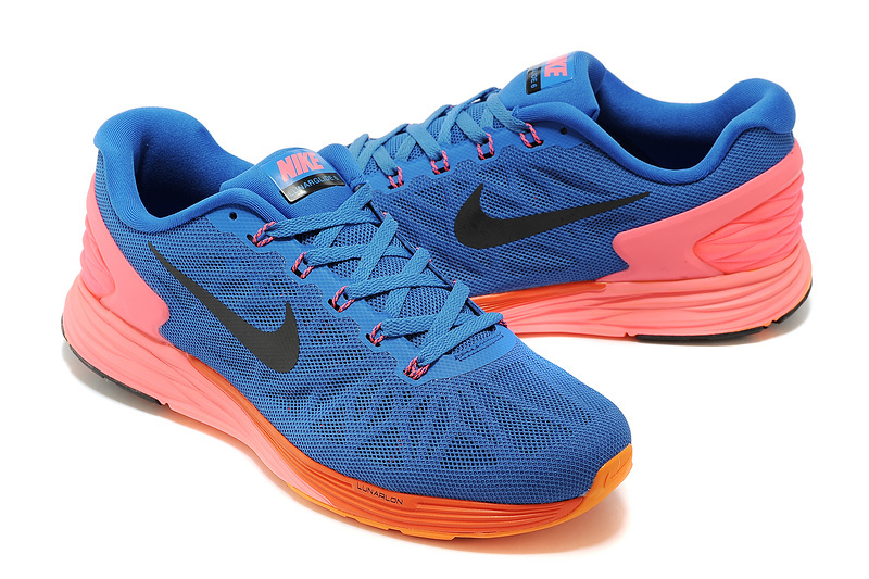 Nike Moofall 6 Blue Orange Sport Shoes