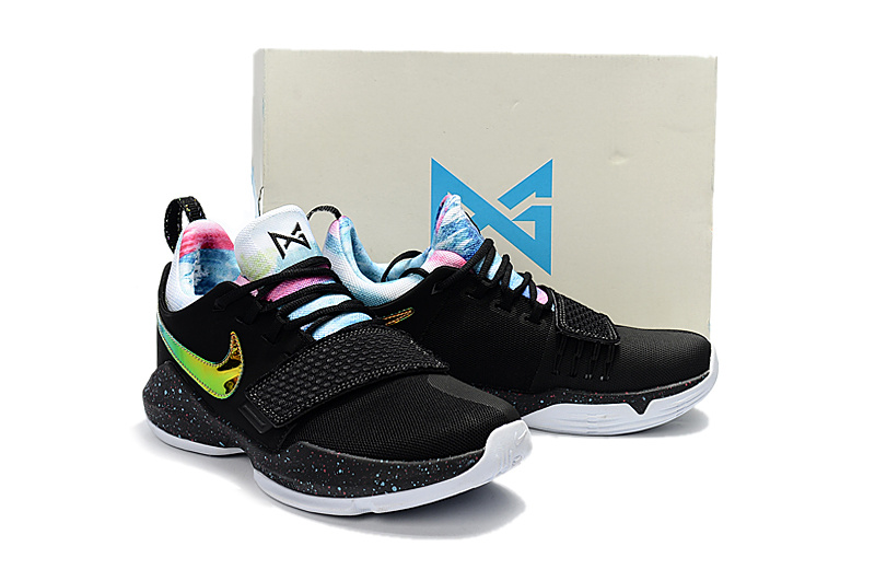 Nike PG 1 Black Colorful Basketball Shoes For Women