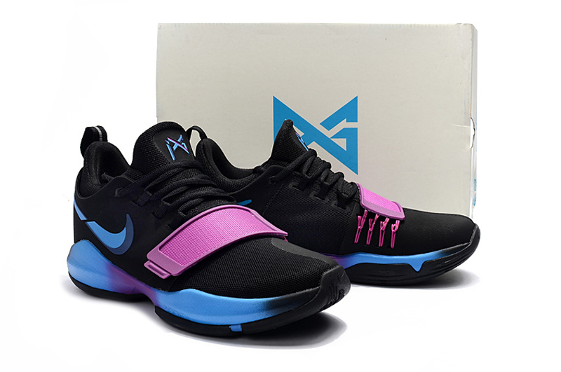 Nike PG 1 Black Purple Blue Basketball Shoes For Women