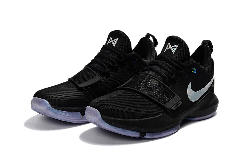 Nike PG 1 Black White Blue Sole Basketball Shoes For Women