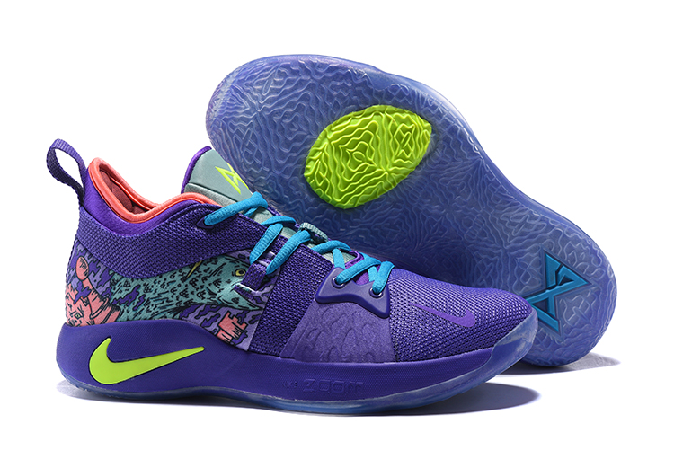 paul george shoes purple