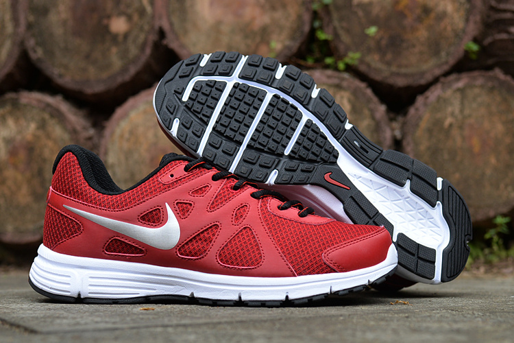 Nike Revolution 2 MSL Red Black White Running Shoes - Click Image to Close