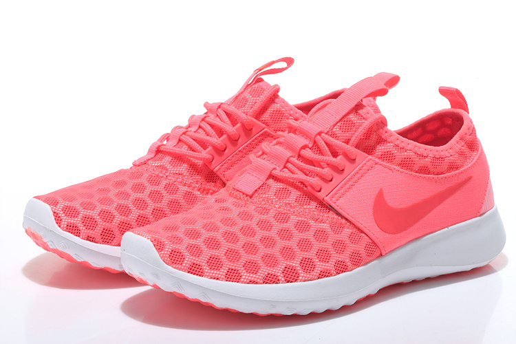 Nike Roshe Run 4 Volcanic Red White Shoes For Women - Click Image to Close