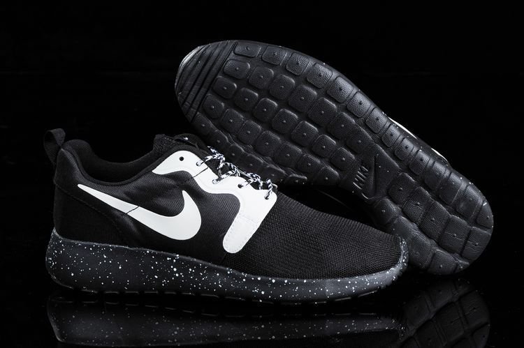 Nike Roshe Run HYP QS 3M Black White Women Shoes