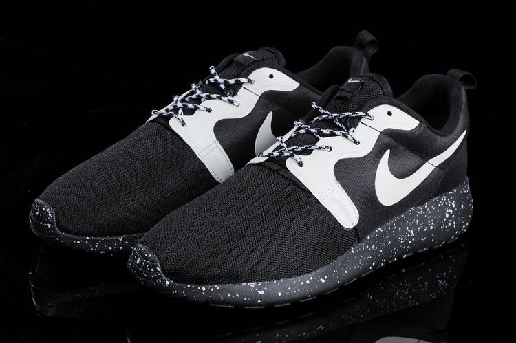 Nike Roshe Run HYP QS 3M Black White Women Shoes