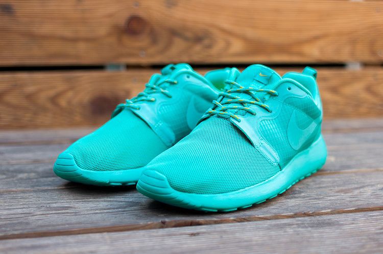 Nike Roshe Run Hyperfuse 3M All Blue Running Shoes - Click Image to Close