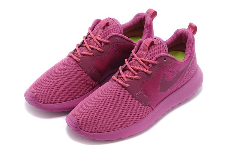 Nike Roshe Run Hyperfuse 3M All Pink Running Shoes