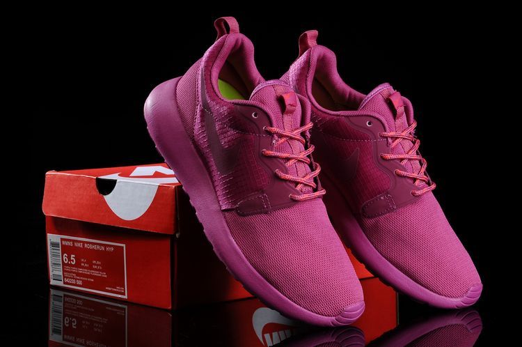 Nike Roshe Run Hyperfuse 3M All Pink Running Shoes - Click Image to Close