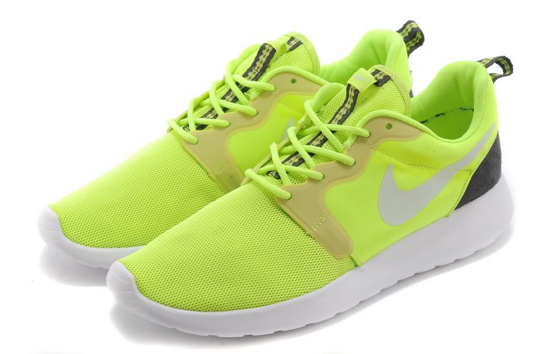Nike Roshe Run Hyperfuse 3M Green White Shoes