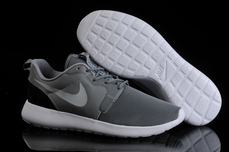 Nike Roshe Run Hyperfuse 3M Grey Black White Shoes