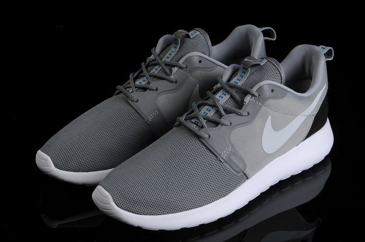 Nike Roshe Run Hyperfuse 3M Grey Black White Shoes