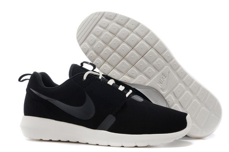 Nike Roshe Run NM 3M Midnight Black White Shoes - Click Image to Close