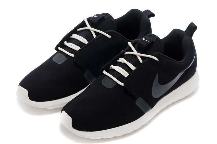 Nike Roshe Run NM 3M Midnight Black White Shoes - Click Image to Close