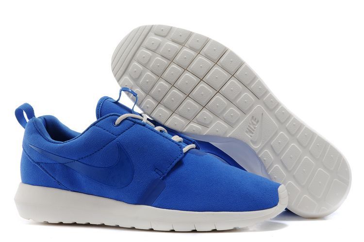 Nike Roshe Run NM 3M Midnight Blue White Shoes - Click Image to Close