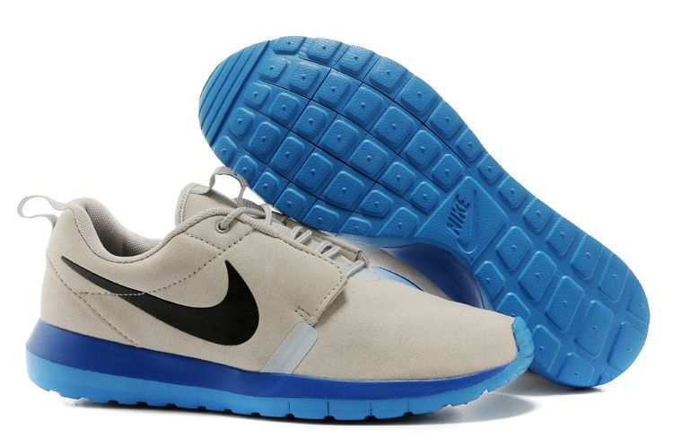 Nike Roshe Run NM 3M Midnight Grey Blue Black Swoosh Shoes