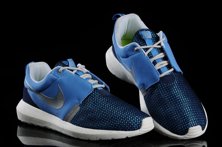 Nike Roshe Run NM BR 3M Baby Blue White Shoes