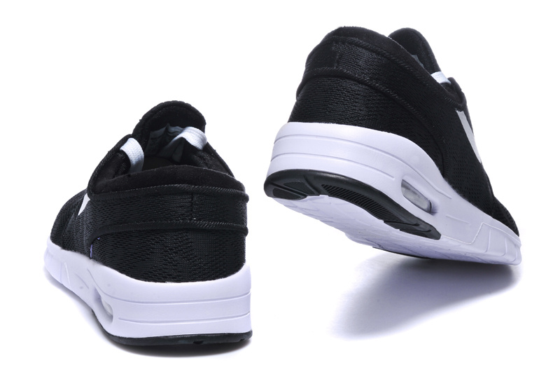 Nike SB Stefan Janoski Max Black White Men Shoes - Click Image to Close