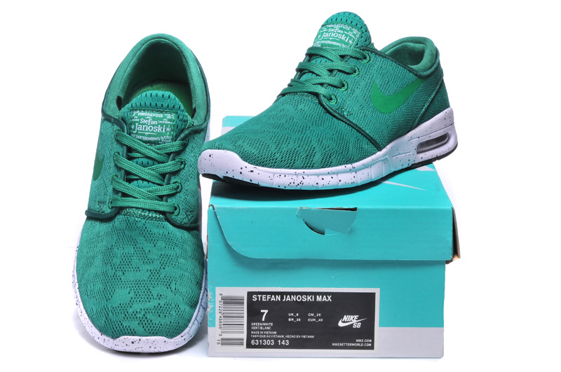 Nike SB Stefan Janoski Max Green White Men Shoes