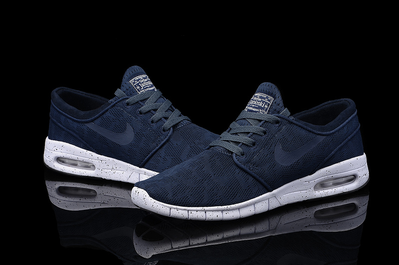 Nike SB Stefan Janoski Max Light Dark Blue White Men Shoes