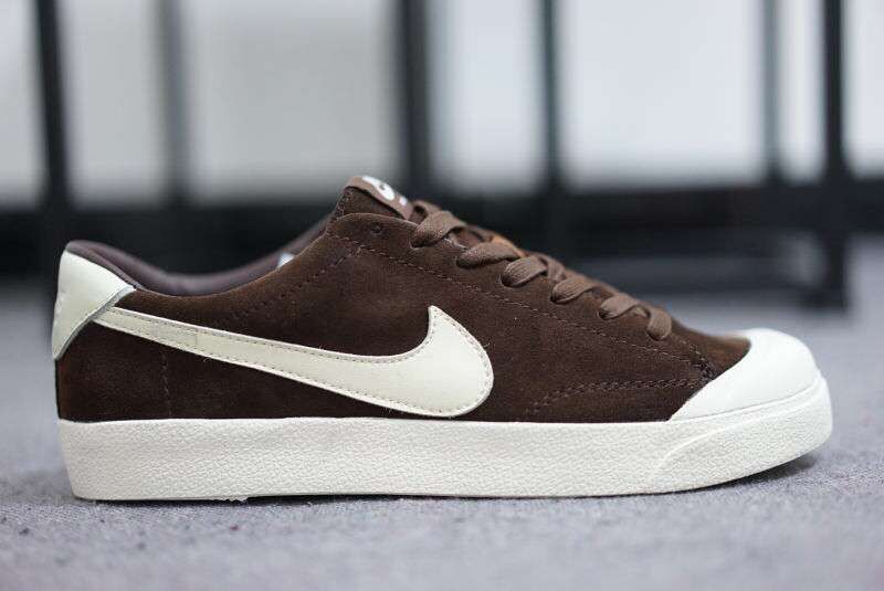 Nike SB Zoom All Court CK Brown White Shoes - Click Image to Close