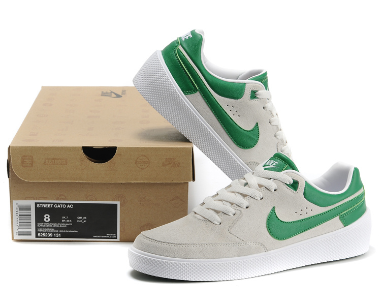 Nike ST Gatoreet AC White Green Shoes - Click Image to Close