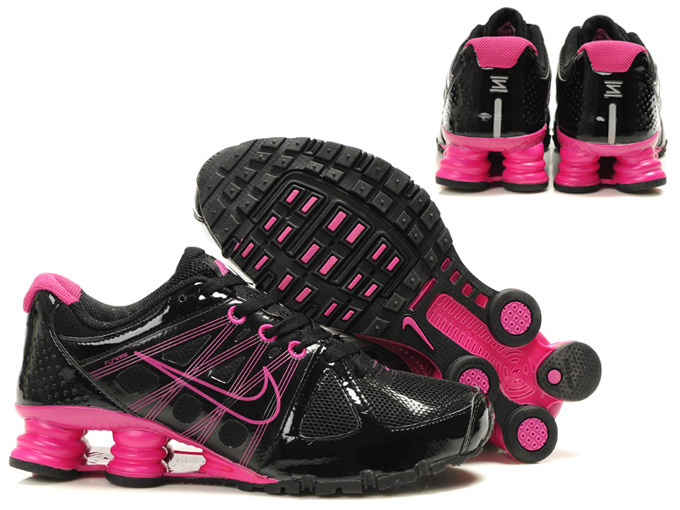 Nike Shox Agent+ Shoes Black Red For Women