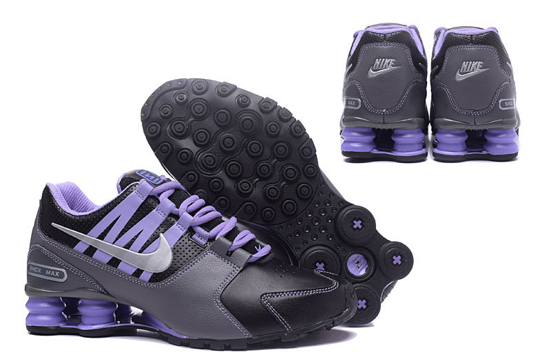 Nike Shox Avenue Black Purple Shoes For Women