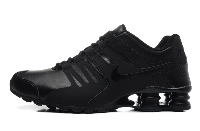 Nike Shox Current Shoes All Black - Click Image to Close