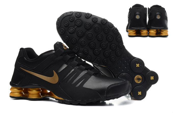 Nike Shox Current Shoes Black Gold - Click Image to Close