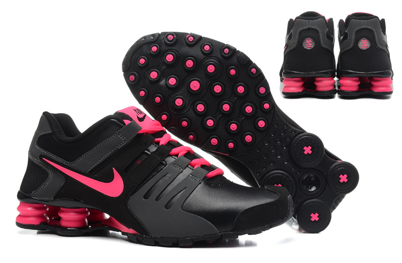 Women Shox Current Black Pink Shoes