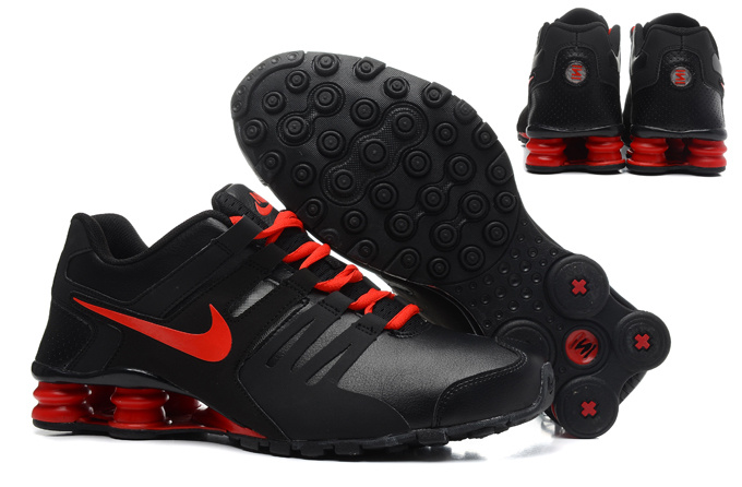 Nike Shox Current Shoes Black Red