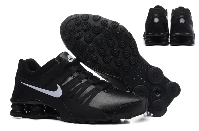 Nike Shox Current Shoes Black White Logo - Click Image to Close