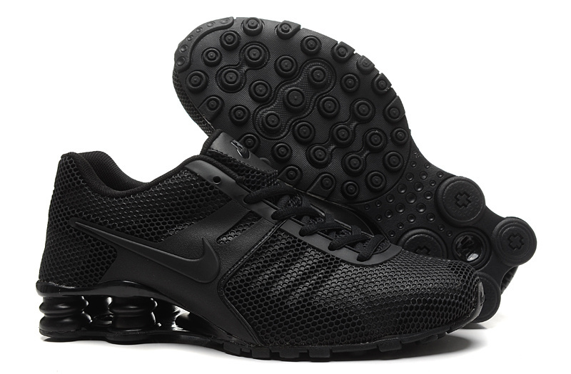 Nike Shox Current Mesh Carbon Black Shoes - Click Image to Close