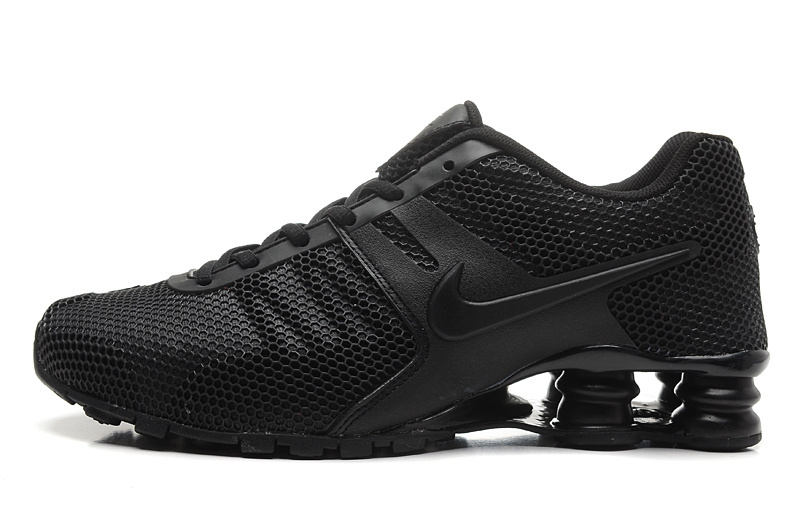 Nike Shox Current Mesh Carbon Black Shoes - Click Image to Close