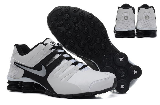 Nike Shox Current Shoes White Grey Black - Click Image to Close