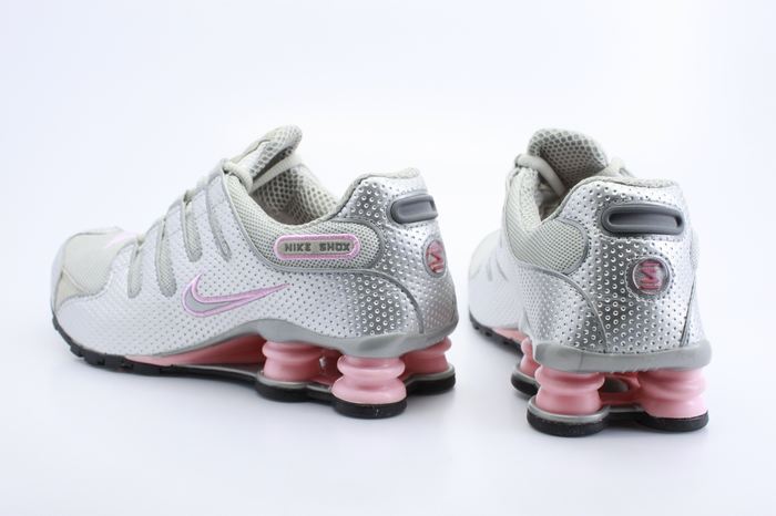 Nike Shox NZ Grey Silver Pink For Women