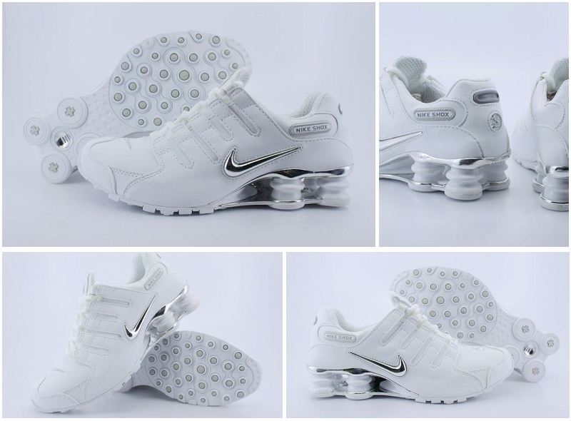 Women Nike Shox NZ Shoes All White