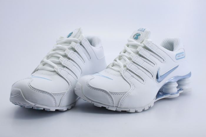 Women Nike Shox NZ Shoes White Green