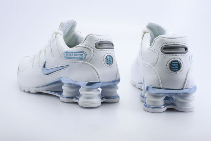 Women Nike Shox NZ Shoes White Green