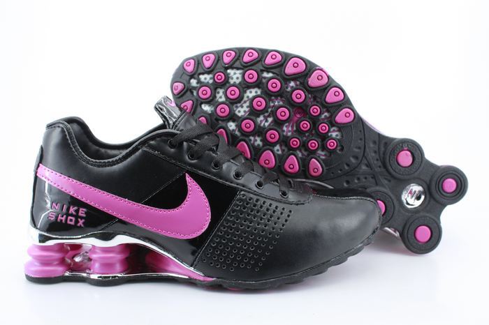 Women Nike Shox OZ D Shoes Black Red Shoes - Click Image to Close