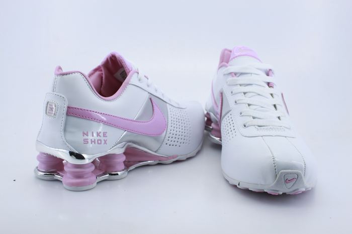 Women Nike Shox OZ D Shoes White Pink - Click Image to Close