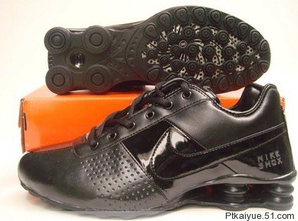Nike Shox OZ D Shoes All Black - Click Image to Close