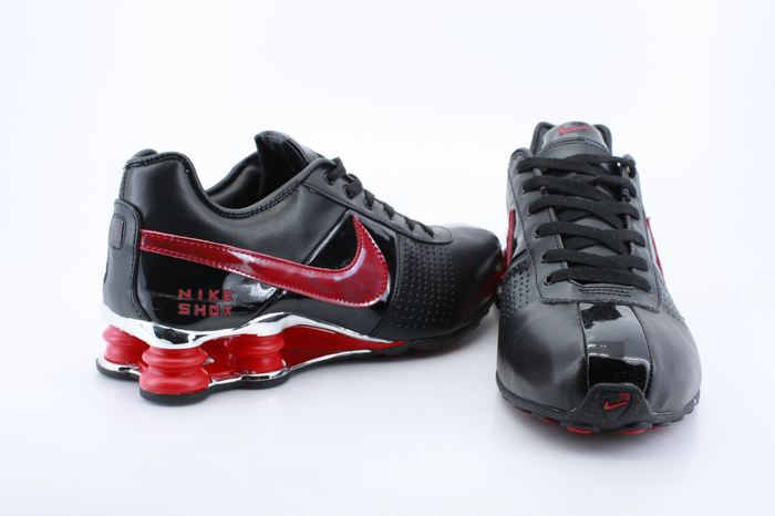 Nike Shox OZ D Shoes Black Red - Click Image to Close