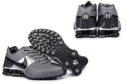 Nike Shox OZ D Shoes Grey Black Silver - Click Image to Close