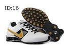 Nike Shox OZ D Shoes White Black Gold - Click Image to Close
