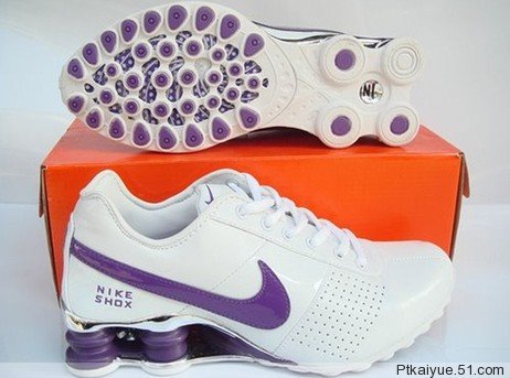 Women Nike Shox OZ D Shoes White Purple
