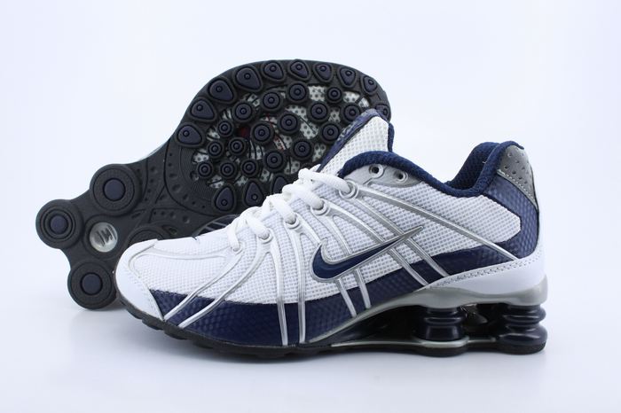 Women Nike Shox OZ Shoes White Blue