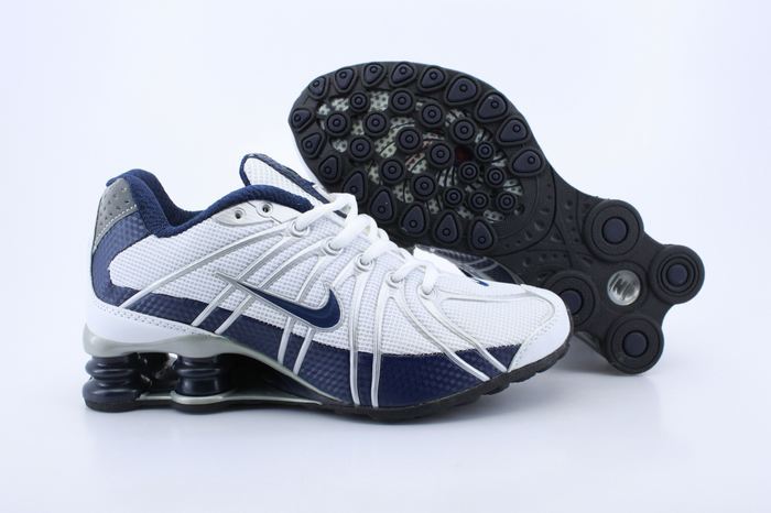 Women Nike Shox OZ Shoes White Blue