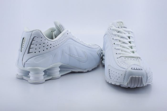 New Nike Shox R4 Shoes All White